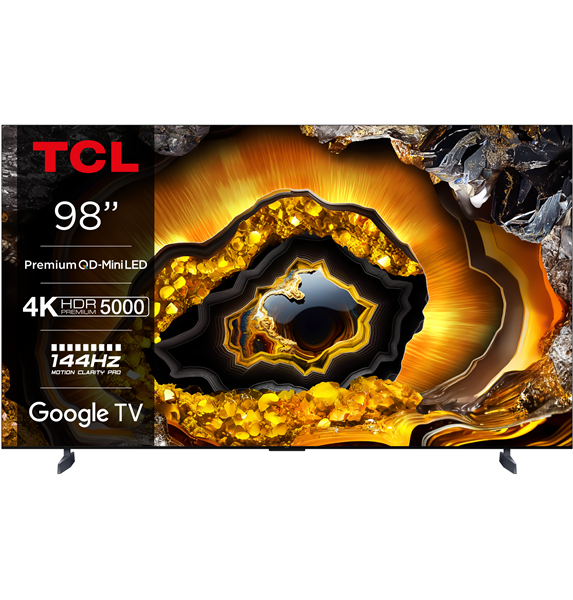 TCL 98X955 4K QD Mini-LED 144HZ TV with Google TV and 4.2.2 Onkyo (2024)