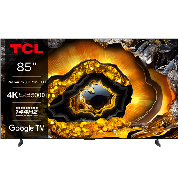 TCL 85X955 4K QD Mini-LED 144HZ TV with Google TV and 4.2.2 Onkyo (2024)