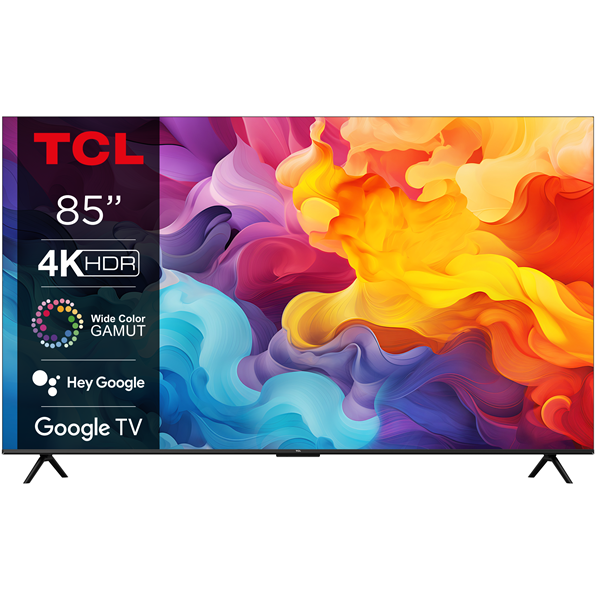TCL 85P655 4K HDR TV with Google TV and Game Master 2.0 (2024)