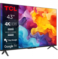 TCL 43P655 4K HDR TV with Google TV and Game Master 2.0 (2024)