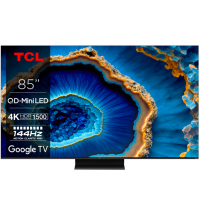 TCL 85C805 4K Mini-LED 144hz TV with QLED, Google TV and Game Master Pro 2.0 (2023)