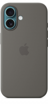 Apple iPhone 16 Silicone Case with MagSafe Stone Gray