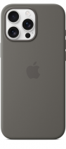 Apple iPhone 16 Pro Max Silicone Case with MagSafe Stone Gray