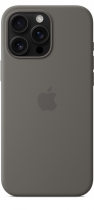 Apple iPhone 16 Pro Max Silicone Case with MagSafe Stone Gray