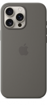 Apple iPhone 16 Pro Max Silicone Case with MagSafe Stone Gray