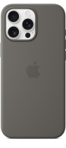 Apple iPhone 16 Pro Max Silicone Case with MagSafe Stone Gray