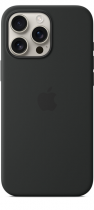 Apple iPhone 16 Pro Max Silicone Case with MagSafe Black