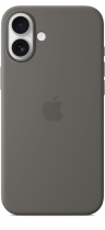 Apple iPhone 16 Plus Silicone Case with MagSafe Stone Gray