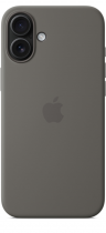 Apple iPhone 16 Plus Silicone Case with MagSafe Stone Gray