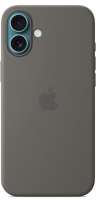 Apple iPhone 16 Plus Silicone Case with MagSafe Stone Gray