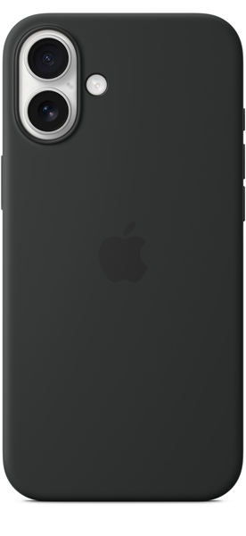 Apple iPhone 16 Plus Silicone Case with MagSafe Black