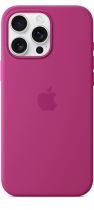 Apple iPhone 16 Pro Max Silicone Case with MagSafe Fuchsia