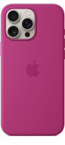 Apple iPhone 16 Pro Max Silicone Case with MagSafe Fuchsia