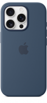 Apple iPhone 16 Pro Silicone Case with MagSafe Denim