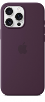 Apple iPhone 16 Pro Max Silicone Case with MagSafe Plum