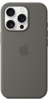 Apple iPhone 16 Pro Silicone Case with MagSafe Stone Gray