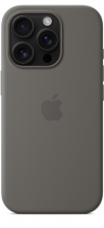 Apple iPhone 16 Pro Silicone Case with MagSafe Stone Gray