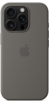 Apple iPhone 16 Pro Silicone Case with MagSafe Stone Gray