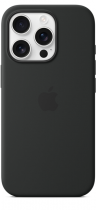 Apple iPhone 16 Pro Silicone Case with MagSafe Black