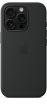 Apple iPhone 16 Pro Silicone Case with MagSafe Black