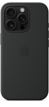 Apple iPhone 16 Pro Silicone Case with MagSafe Black