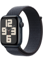 Apple Watch SE 2 GPS 44mm Midnight Aluminium Case with Ink Sport Loop