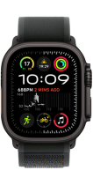 Apple Watch Ultra 2 GPS + Cellular 49mm Black Titanium Case with Black Trail Loop (M/L)