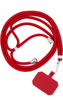 Vivid Neck Rope Lanyard Red