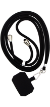 Vivid Neck Rope Lanyard Black