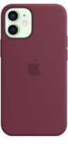 Apple Silicone Case iPhone 12 mini with MagSafe Plum