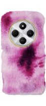 Vivid Fluffy Plush Case Redmi 14C 4G Pink