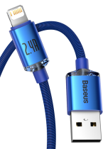 Baseus Crystal Shine Series Cable USB to Lightning 2.4A 1.2m Blue