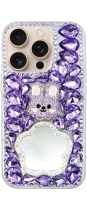 Vivid Diamond Case with Mirror Apple iPhone 16 Pro Purple