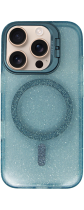 Vivid Magsafe Glitter Protective Case Apple iPhone 16 Pro Blue