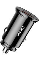 Baseus Circular Plastic A+C 30W PPS Car Charger Black