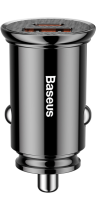 Baseus Circular Plastic A+C 30W PPS Car Charger Black