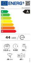 TCL FF1214WA0GR Πλυντήριο Ρούχων 12kg Inverter