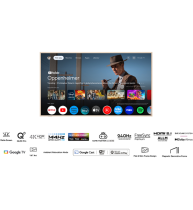 TCL 75A300W NXTVISION QLED TV with Google TV and Private art museum gallery (2024)