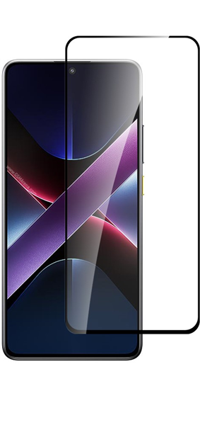 Vivid Full Face Tempered Glass Poco X7 Pro 5G Black