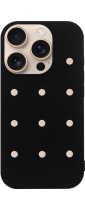 Vivid Silicone Pins Case Apple iPhone 16 Pro Black