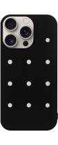 Vivid Silicone Pins Case Apple iPhone 16 Pro Max Black