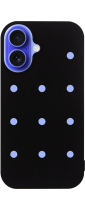 Vivid Silicone Pins Case Apple iPhone 16 Black