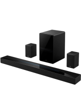 TCL 7.1.4 Channel Dolby Atmos Sound Bar with Wireless Subwoofer and satellite speakers