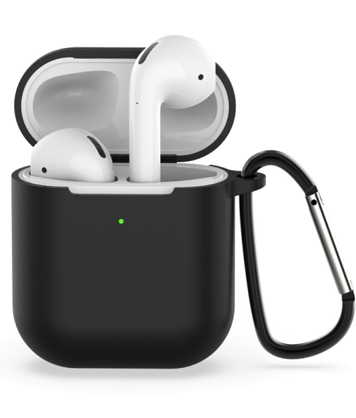 FoneFX Accessories Kit for Airpods with Rubber Case Black