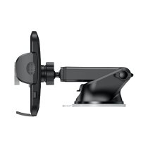 Vivid Suction Cup Telescopic Phone Holder Black
