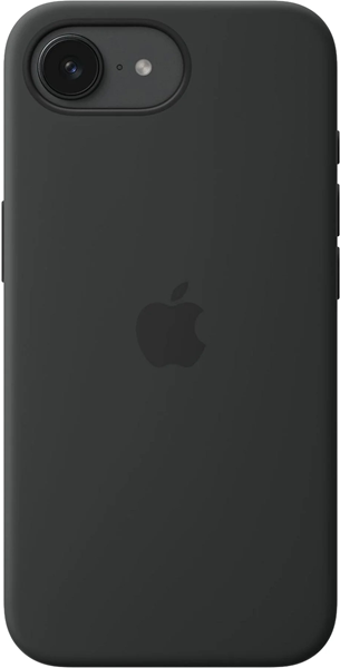 Apple iPhone 16e Silicone Case Black