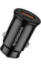 Riversong Car Charger USB A+Type-C Safari S9 Black