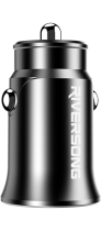Riversong Car Charger USB A+Type-C Safari S9 Black