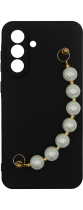 Vivid Silicone Case Pearl Chain Samsung Galaxy A36 Black