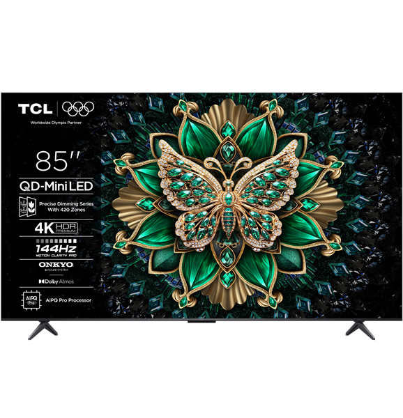 TCL 85C6K 4K QD-Mini LED 144Hz TV (2025)